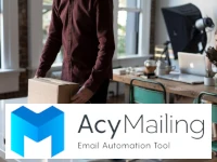 Il software per l'automazione delle email che aiuta le aziende a restare in contatto con i clienti Logo di AcyMailing. Il software per l'automazione delle email che aiuta le aziende a restare in contatto con i clienti
