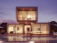 Una villa moderna con piscina e vetrate amplissime. Un sito Representative dà la vera immagine della tua azienda ed è in grado di crescere con essa