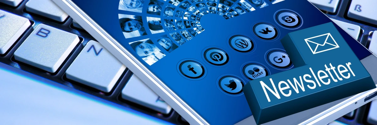 Curiamo la tua presenza sui social e l'invio di newsletter periodiche