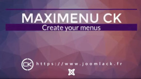Copertina del videotutorial "Maximenu CK - Create your menus"