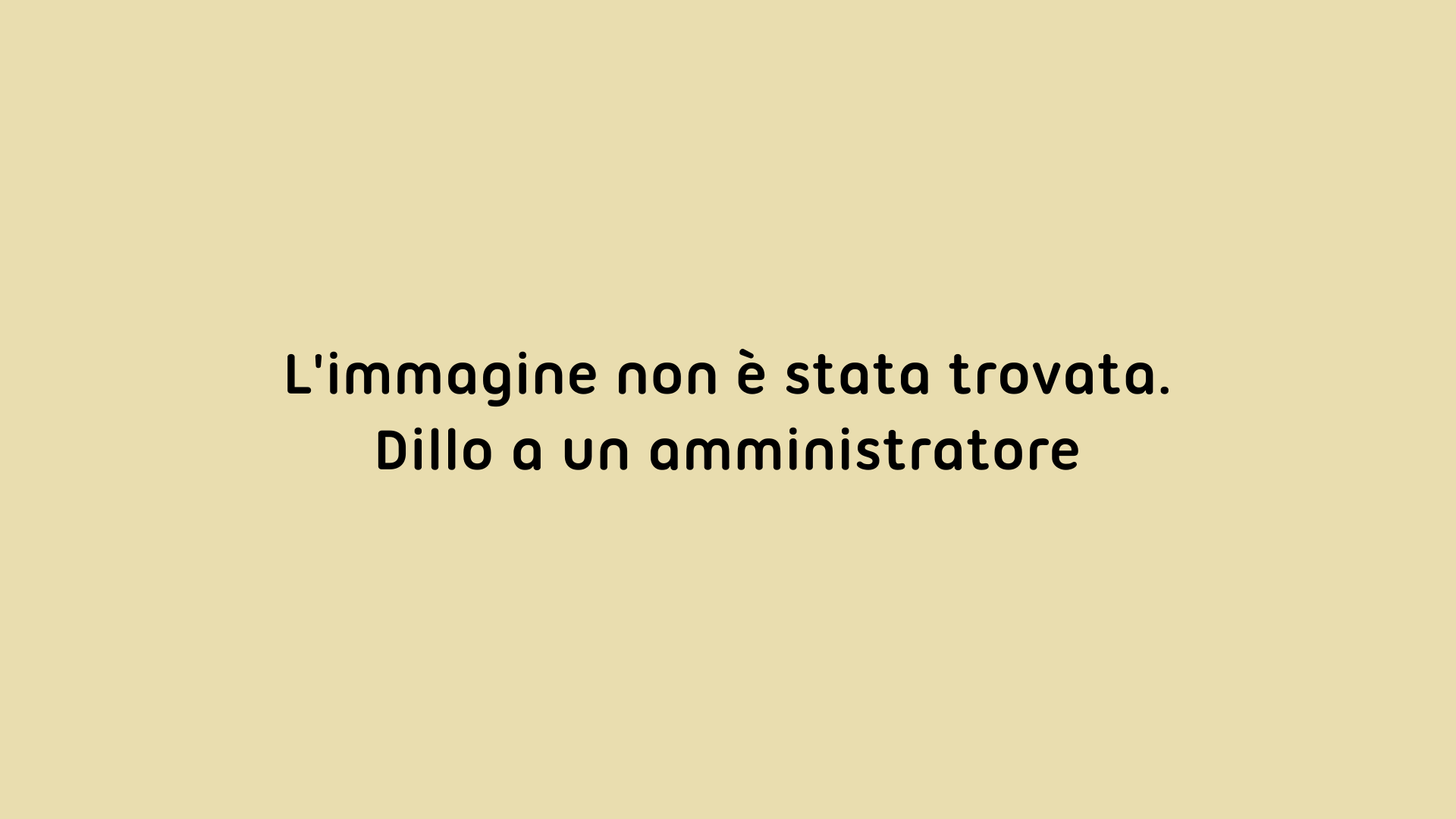 Lavoriamo con passione